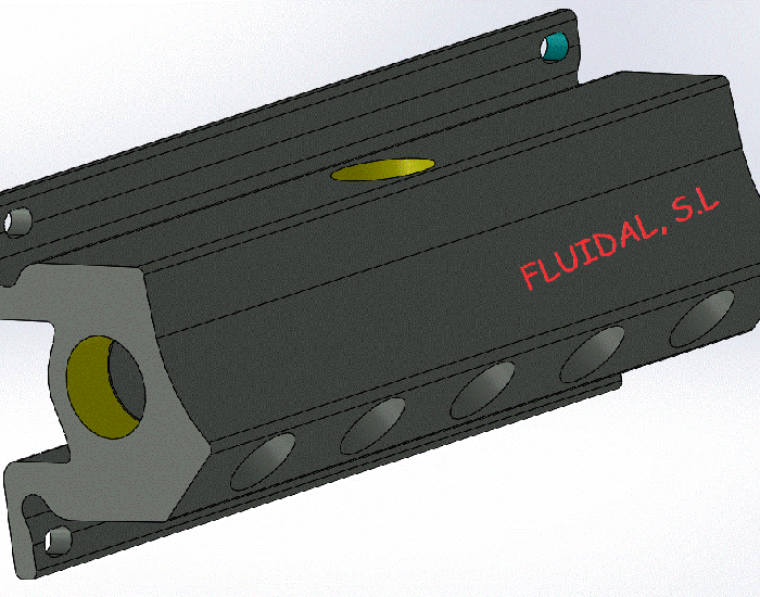 Colector en Aluminio 5 salidas  frontales + 2 laterales ref. DIRPMUAL200