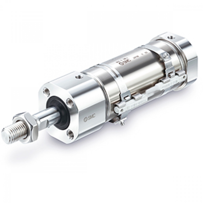 CM5 Cilindro compacto de acero inoxidable / Modelo con mejorada resistencia al agua