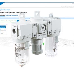 Configurador 3D para unidades de mantenimiento neumáticas