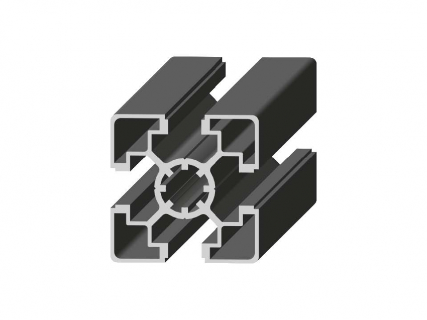Perfil de Aluminio Ligero 45 x 45 Canal de 10 mm Ref. 5001