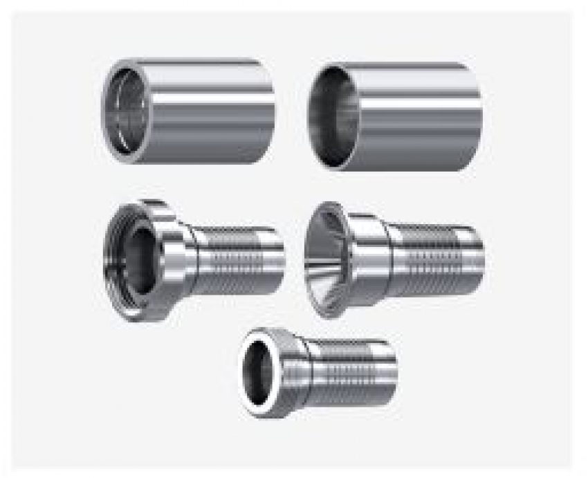 Racores Alimentarios para Manguera PTFE Serie STD Inoxidable 