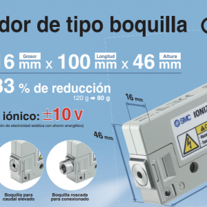 IZN10E, Ionizador, tipo Boquilla