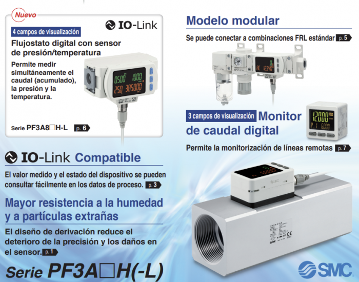 Flujostato digital para gran caudal - PF3A*H