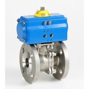 Válvulas equipadas con Actuador Neumático Rotativo