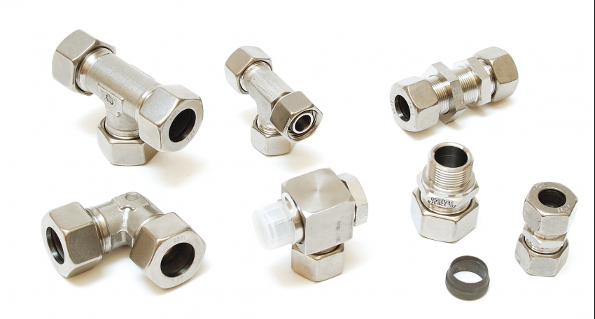 Racores DIN 2353 Acero INOX 316