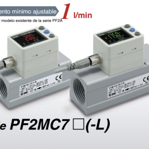 Flujostato digital, display de 3 colores y 3 campos de visualización - PF2MC7