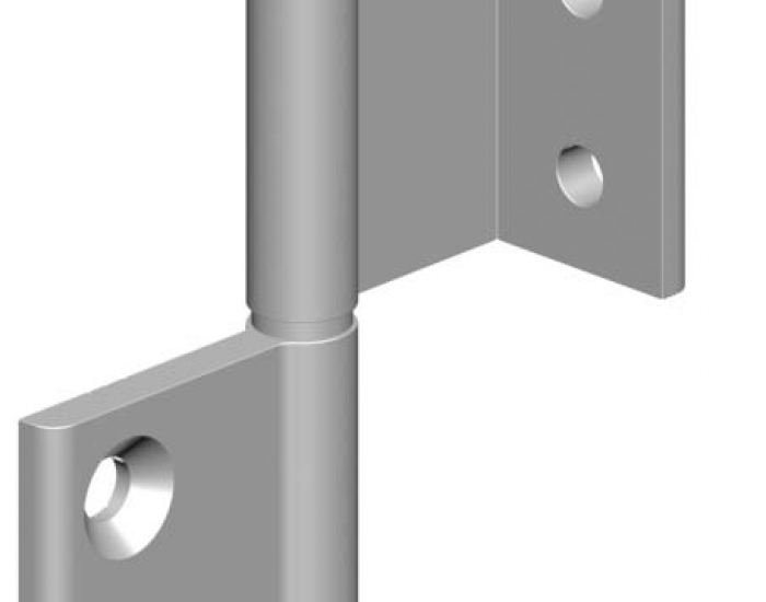 Bisagra Desmontable Aluminio Anodizado para Panel