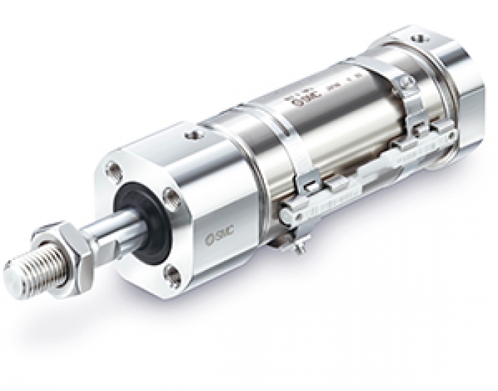 CM5 Cilindro compacto de acero inoxidable / Modelo con mejorada resistencia al agua