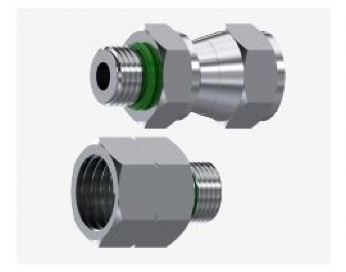 Uniones Rectas Macho - Hembra O'Ring Boss INOX 316