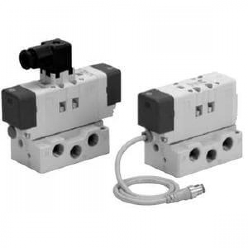 Electroválvula de 5 vías conforme a la norma ISO 5599-1 VQ7-6/7-8