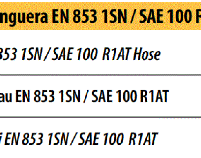 Manguera Hidráulica tipo 1sn - 2sn