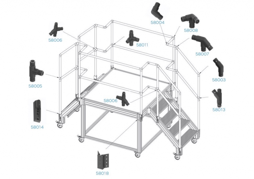 Componentes para Escaleras y Barandillas