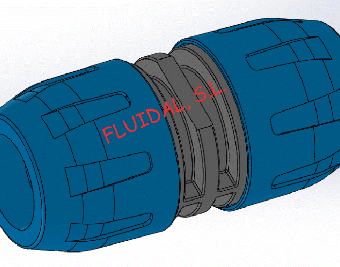 Unión Tubo Tubo Tecnopolímero ref. QLMAPA