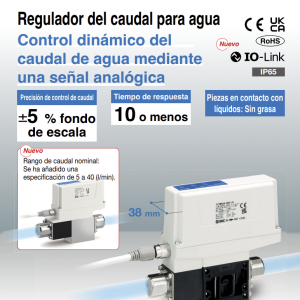 Controlador de caudal para agua serie FC3W