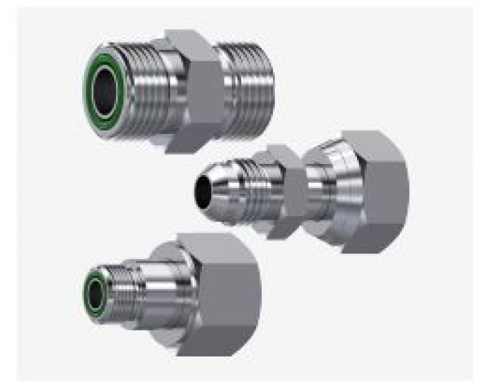 Uniones Rectas ORFS Inoxidable