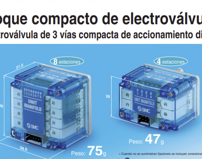 Electroválvulas de 3/4/5 de Acción Directa