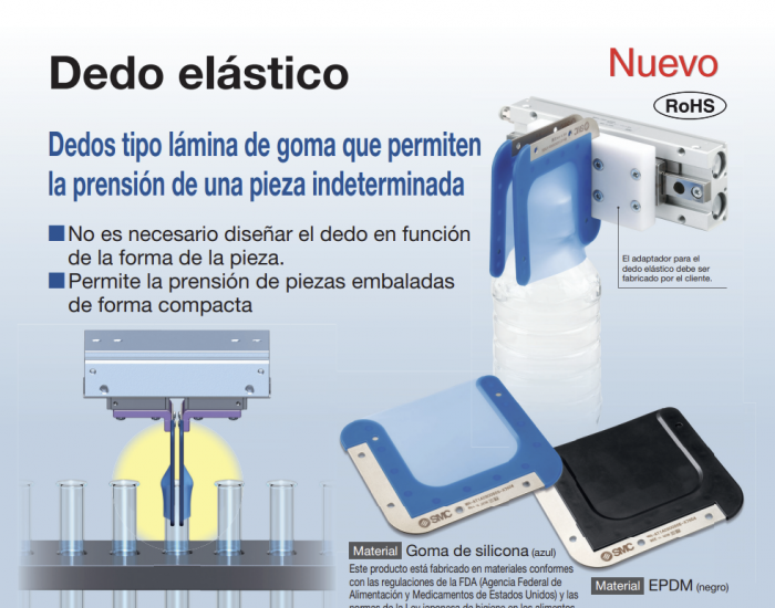 Dedo elástico para pinzas  MH X7654