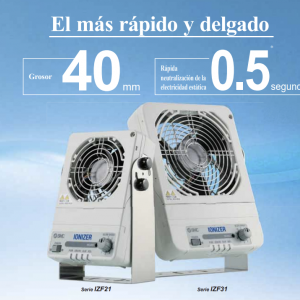 IZF21/31, Ionizador, Tipo Ventilador