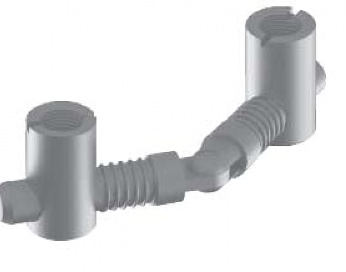 Conector 90º Lateral Canal 10 mm Ref.5356