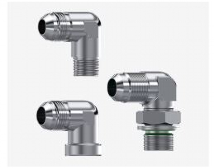 Codos 90º JIC 37º Inoxidable