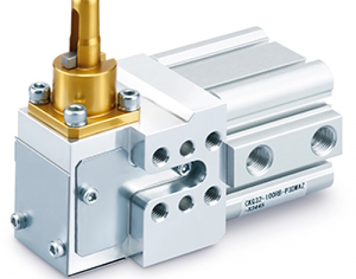 CLKQ32 X3445, Minicilindro de amarre y centrado lateral compacto