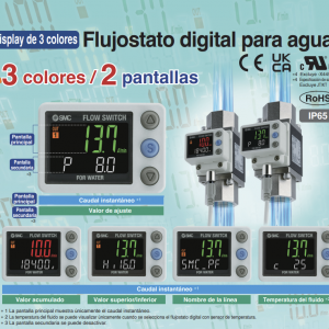 Flujostato digital para agua PF3W
