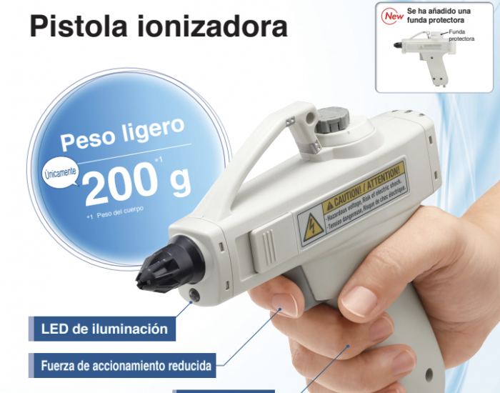 IZG10, Ionizador de tipo pistola