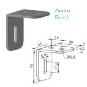 Escuadras Soporte Tableros Ref.53440 (Aluminio) y 53443 (Acero)