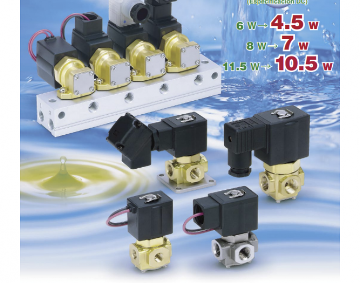 VX31/32/33 Unidad simple, Electroválvula de 3 vías de accionamiento directo