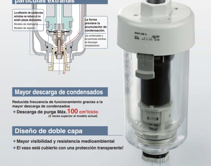 AD402-A, Válvula de purga automática