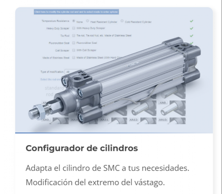 Configurador de cilindros