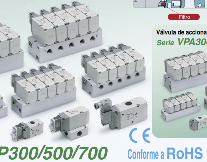 Electroválvulas SMC de 3 Vías